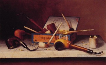 静物 Painting - ソーシャル クラブ ウィリアム ハーネットの静物画